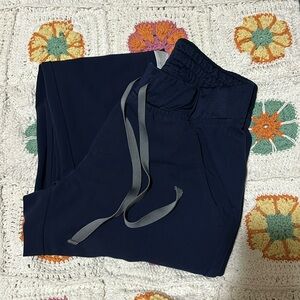 Navy blue Figs Zamora joggers